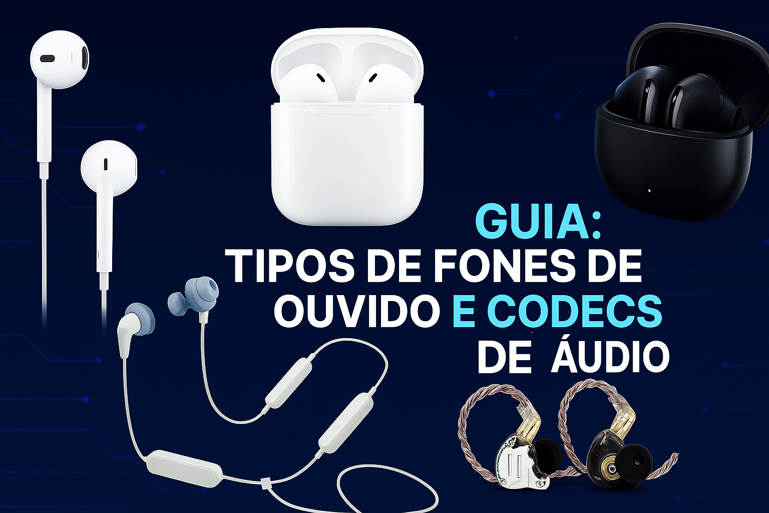 guia de fones de ouvidos e codecs de audio