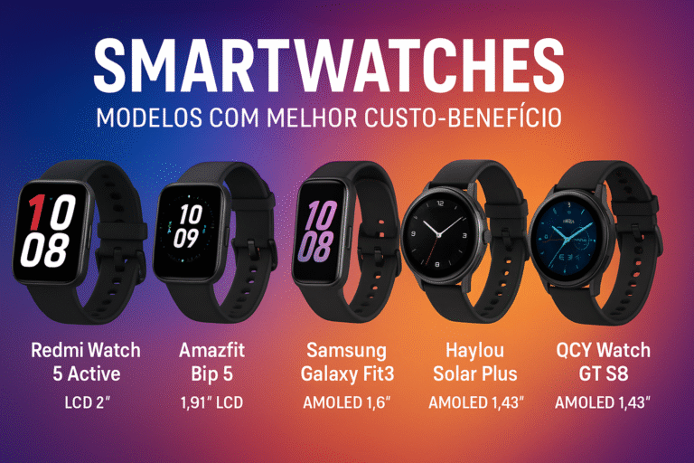 Melhores Smartwatches Custo-Benefício